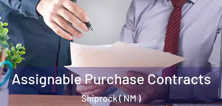 Assignable Purchase Contracts Shiprock ( NM )