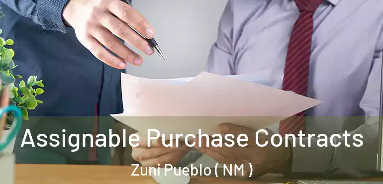  Assignable Purchase Contracts Zuni Pueblo ( NM )