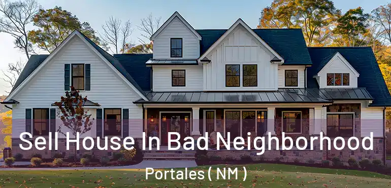  Sell House In Bad Neighborhood Portales ( NM )
