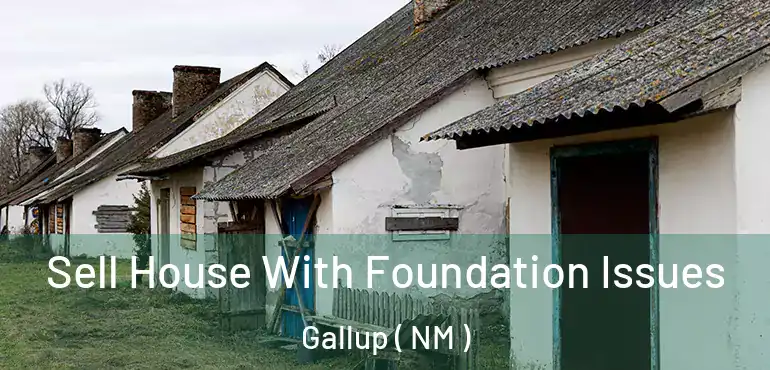 Sell House With Foundation Issues Gallup ( NM )