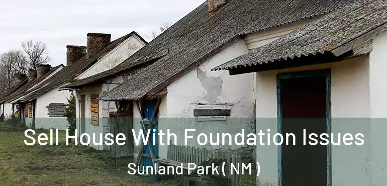  Sell House With Foundation Issues Sunland Park ( NM )