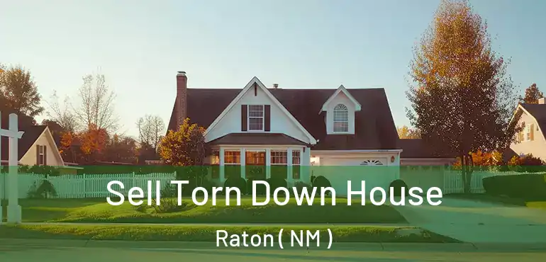  Sell Torn Down House Raton ( NM )