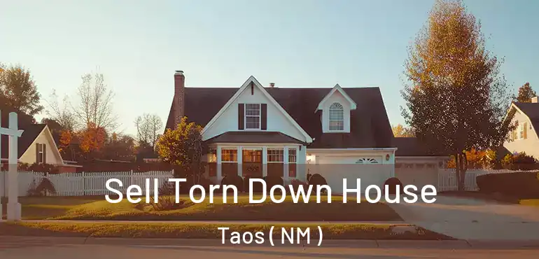  Sell Torn Down House Taos ( NM )