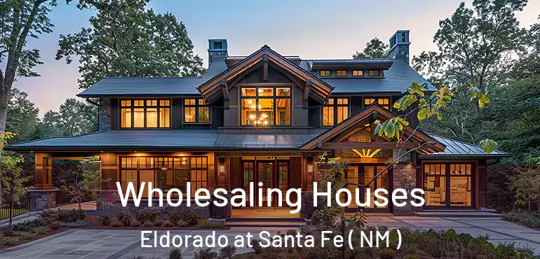  Wholesaling Houses Eldorado at Santa Fe ( NM )